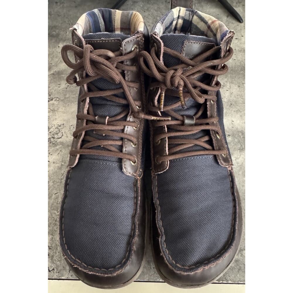 Lems Boulder Boot Nylon in Navy Stout Size 41 Men's 8.5 Women's 10 Minimalist